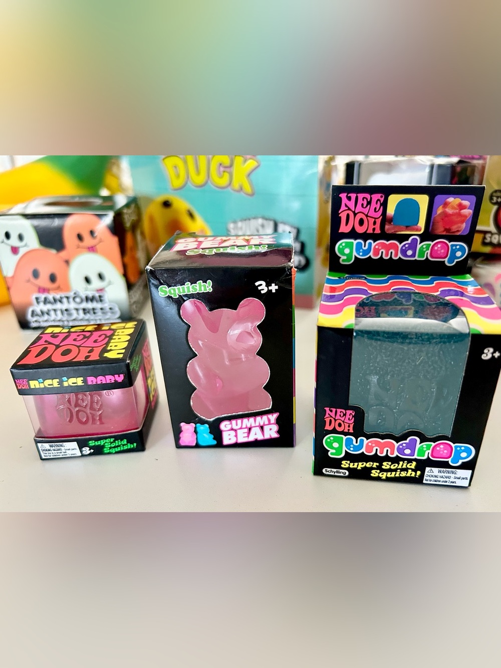 NEEDOH BUNDLE-Viral squishy Gumdrop, Nice Ice Baby & gummy Bear NEW